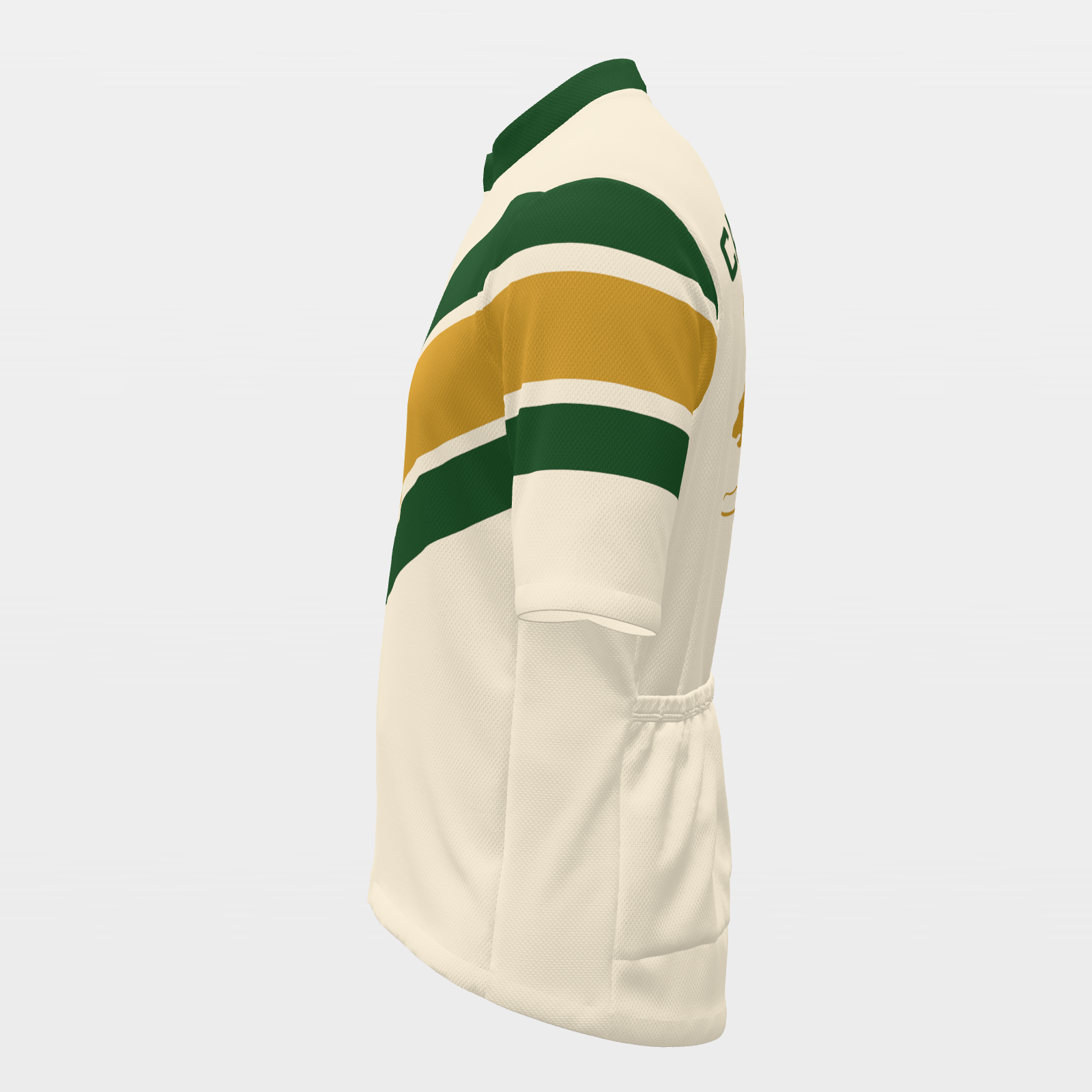 California Grizzly — 70s Brooklyn-chevron retro jersey – Left view