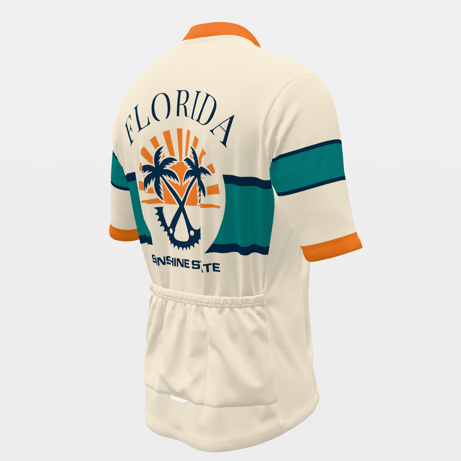 FLORIDA · 70s Italian-classic — retro state jersey – Back Right view