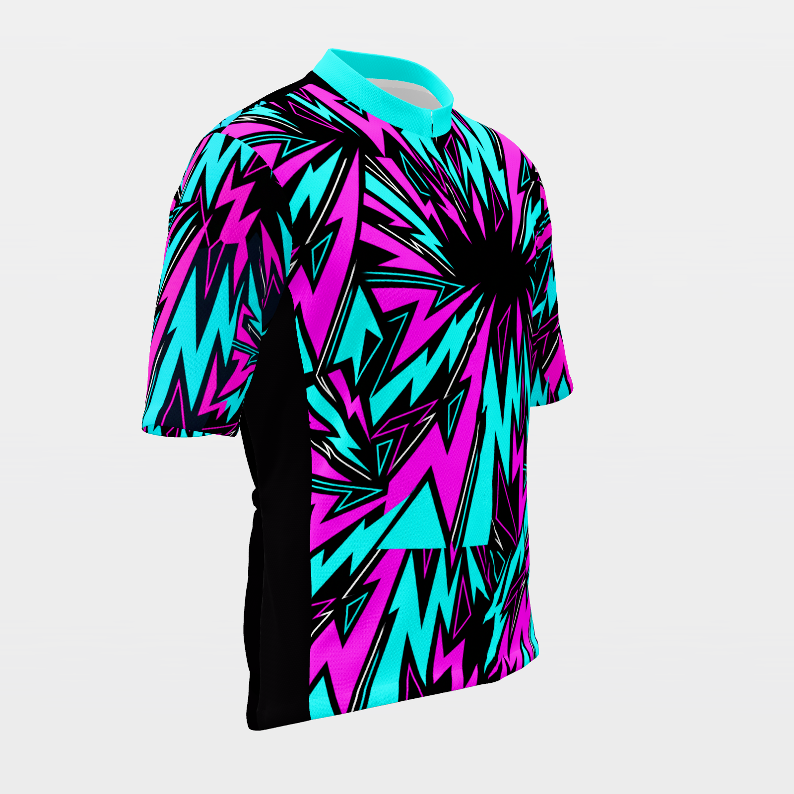 Florida 80s Fluoro Cycling Jersey – Front Right product view