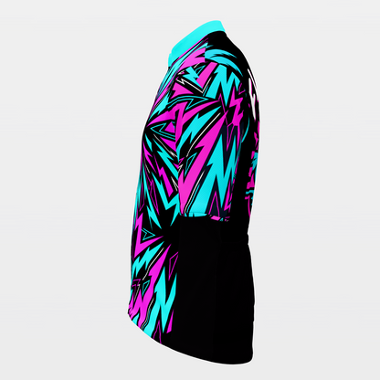 Florida 80s Fluoro Cycling Jersey – Left product view