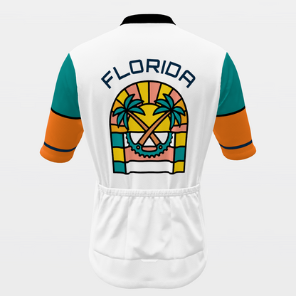 FLORIDA · 80s Mondrian color-block — retro state jersey – Back view