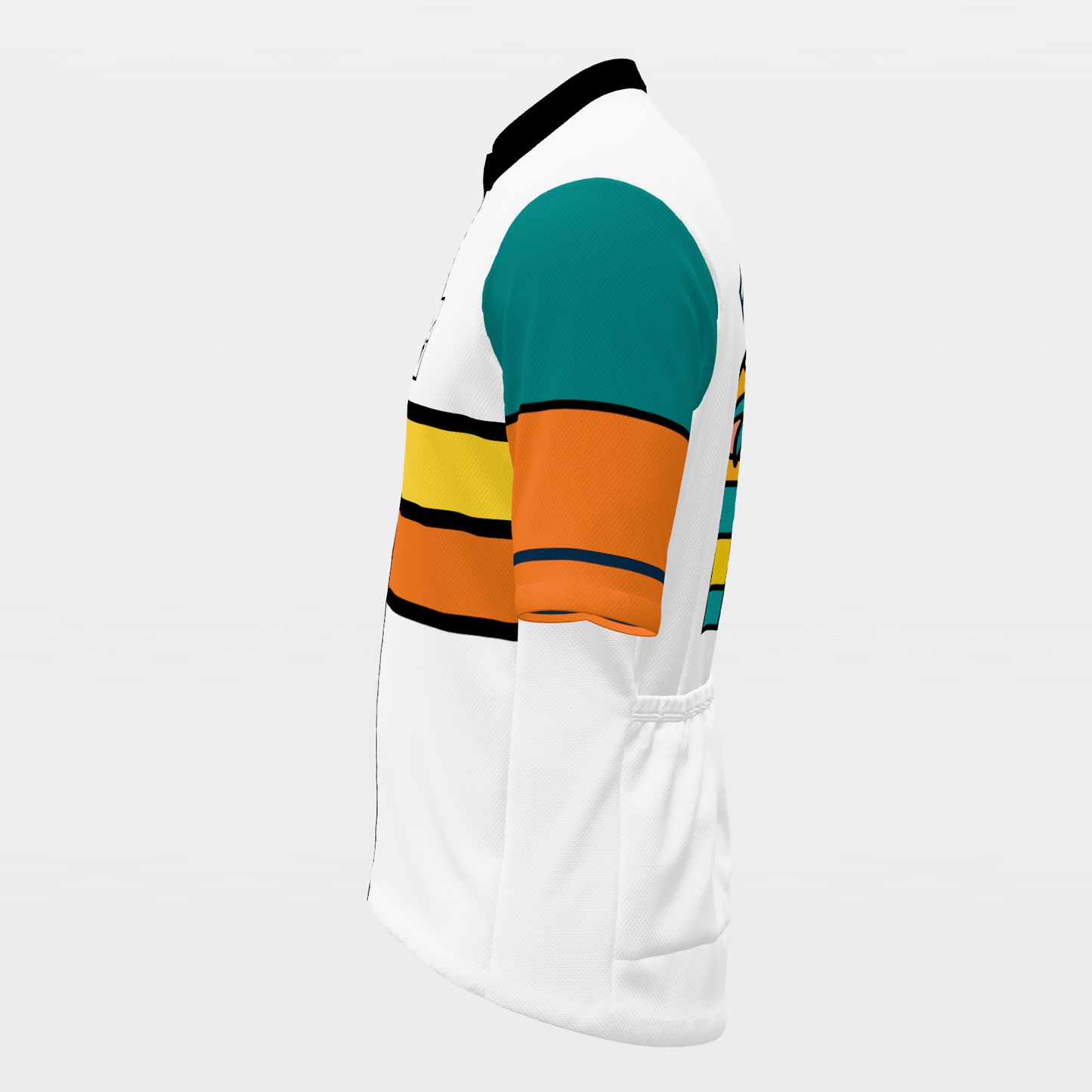 FLORIDA · 80s Mondrian color-block — retro state jersey – Left view
