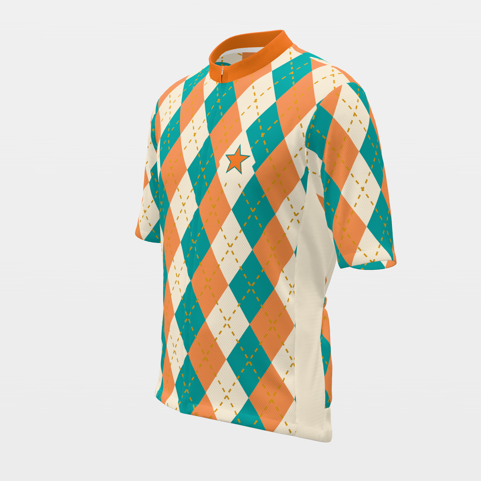 FLORIDA · 80s argyle — retro state jersey – Front Left view