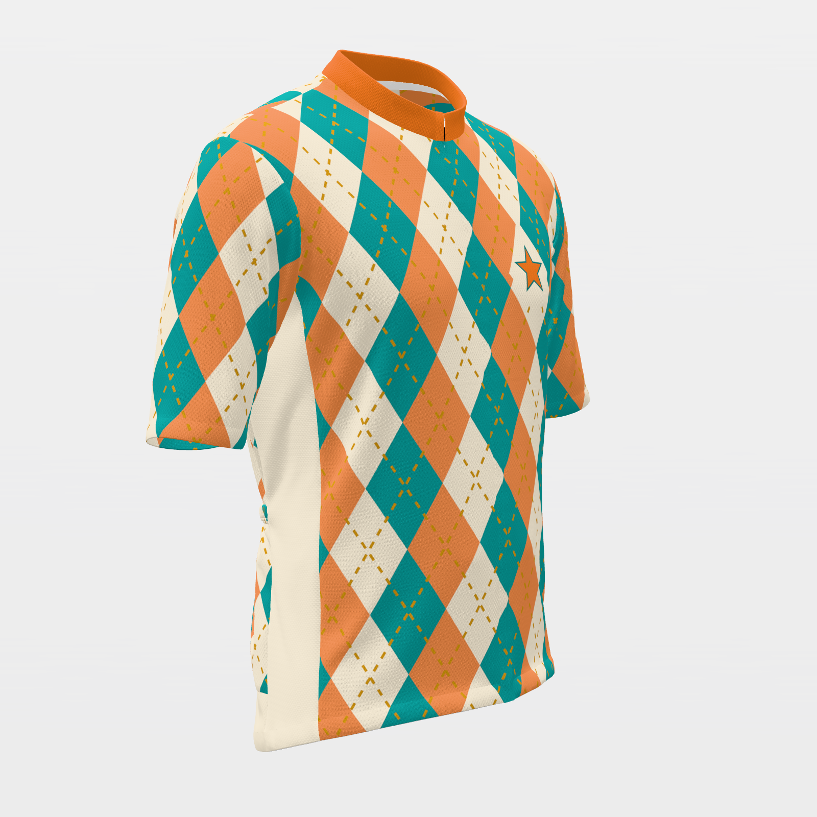 FLORIDA · 80s argyle — retro state jersey – Front Right view