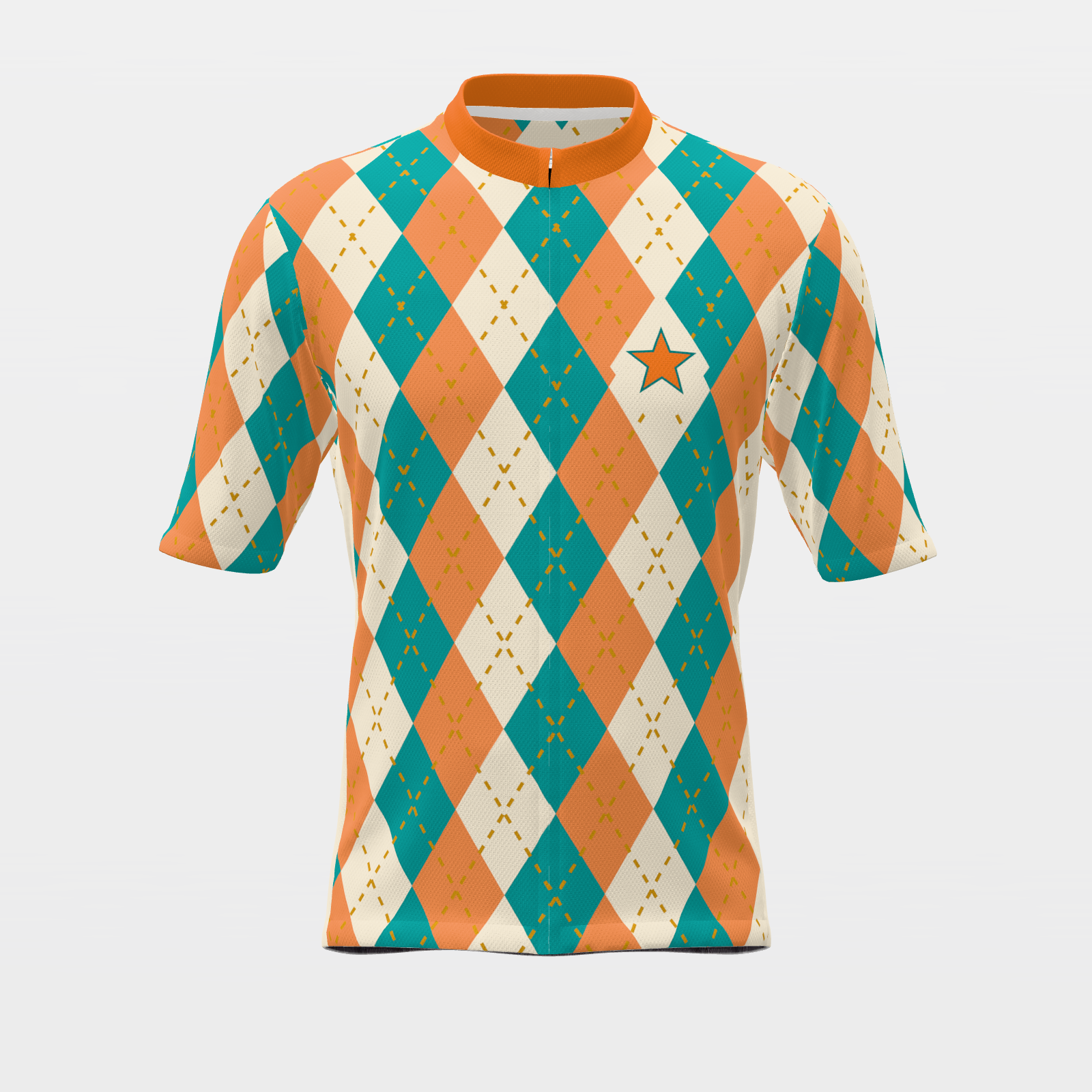 FLORIDA · 80s argyle — retro state jersey – Front view