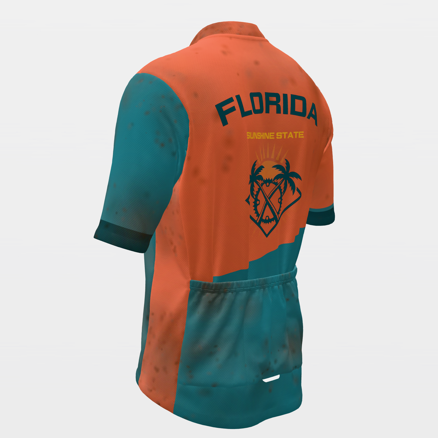 FLORIDA · Belgian kermesse — retro state jersey – Back Left view