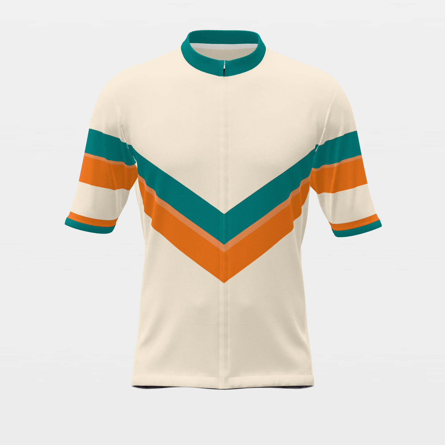 Florida Sunshine — 70s Brooklyn-chevron retro jersey – Front view