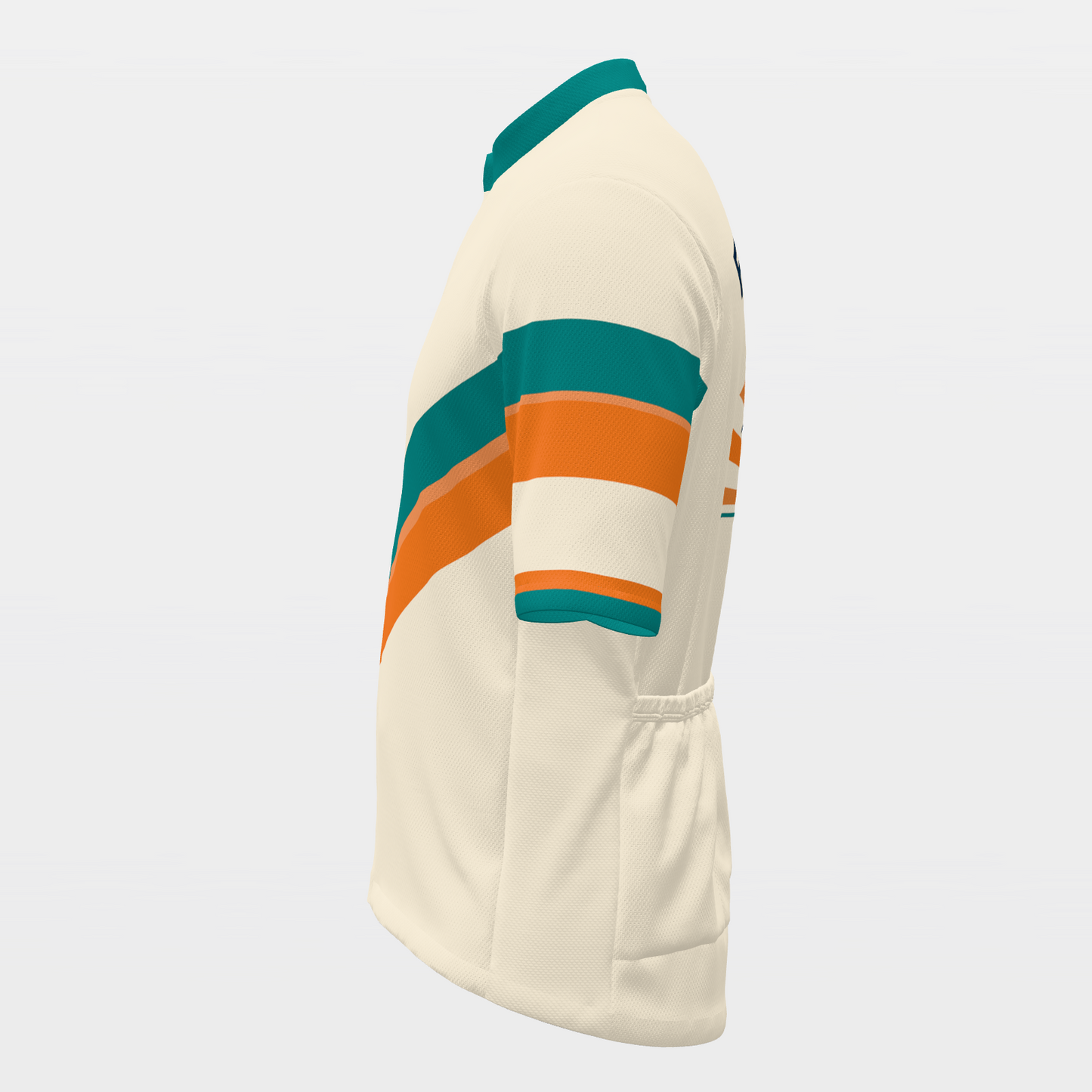 Florida Sunshine — 70s Brooklyn-chevron retro jersey – Left view