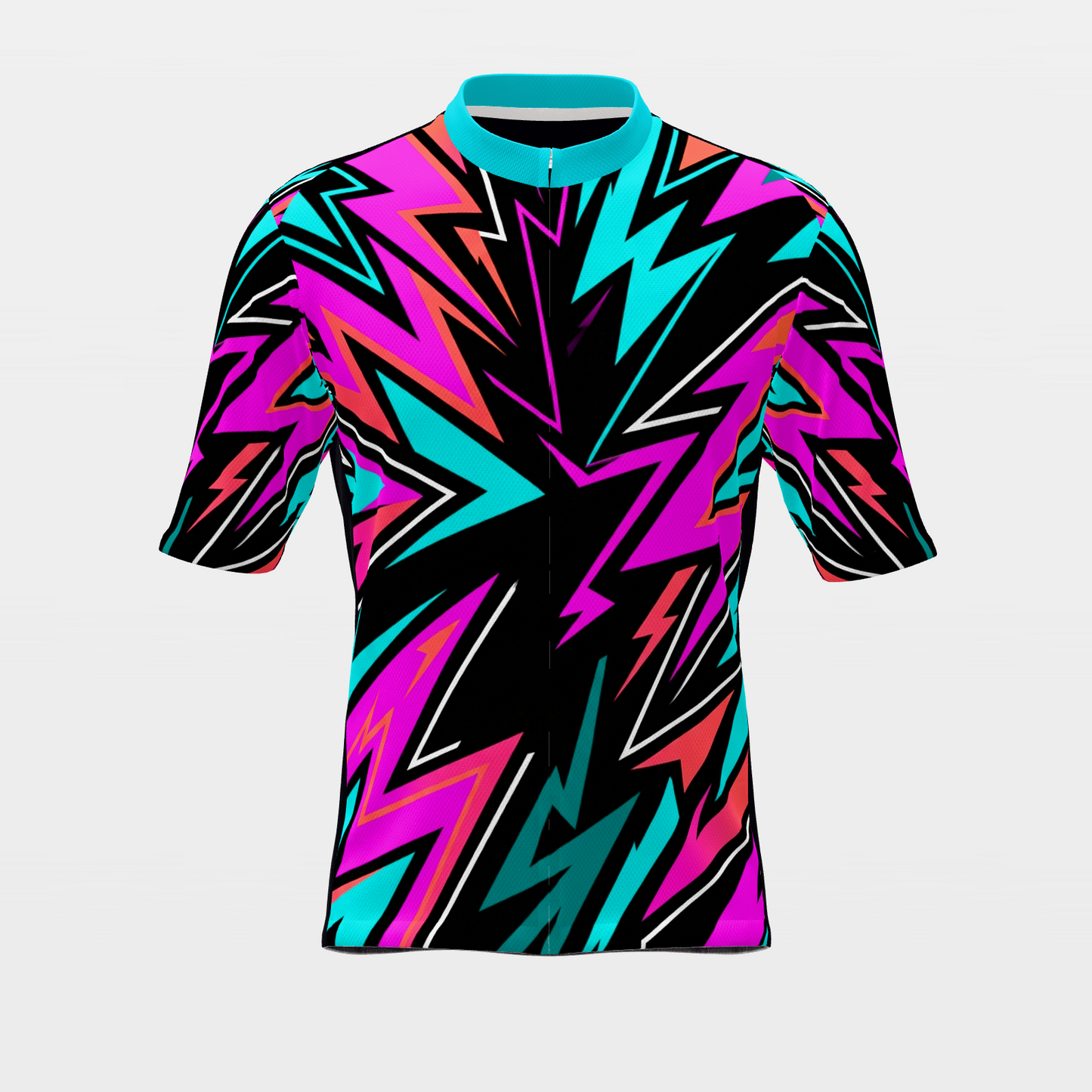 Florida Neon 80s Cycling Jersey – Front product view