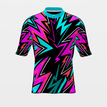 Florida Neon 80s Cycling Jersey – Front product view