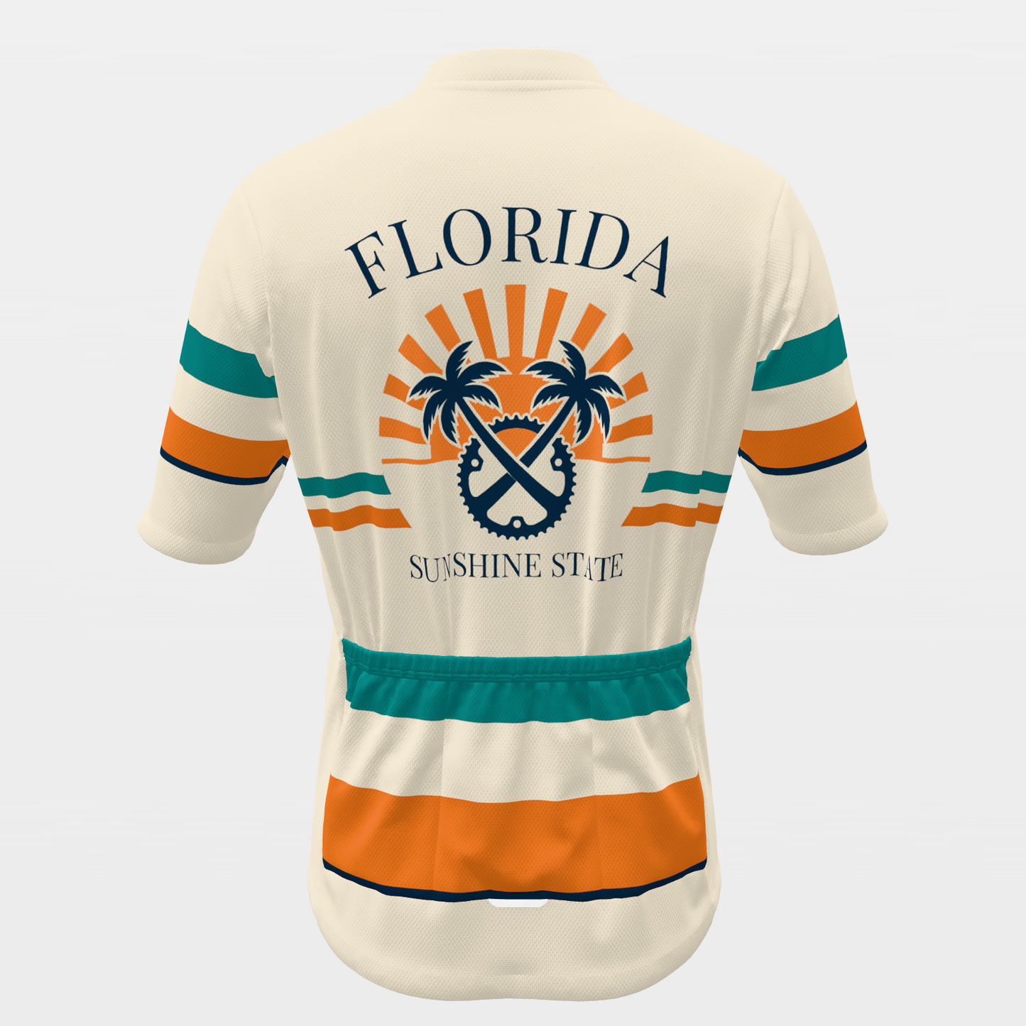 FLORIDA · 70s–80s stacked-band — retro state jersey – Back view