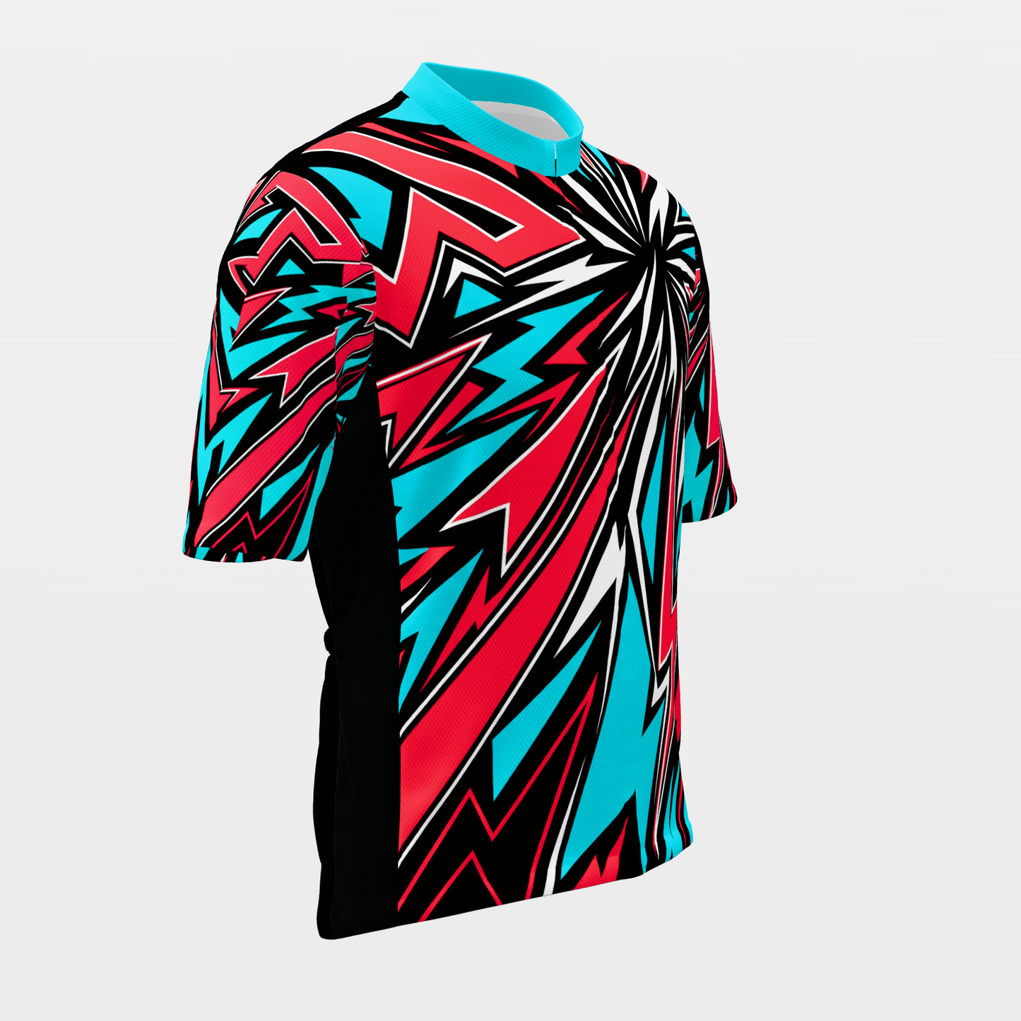 Texas 80s Fluoro Cycling Jersey – Front Right product view
