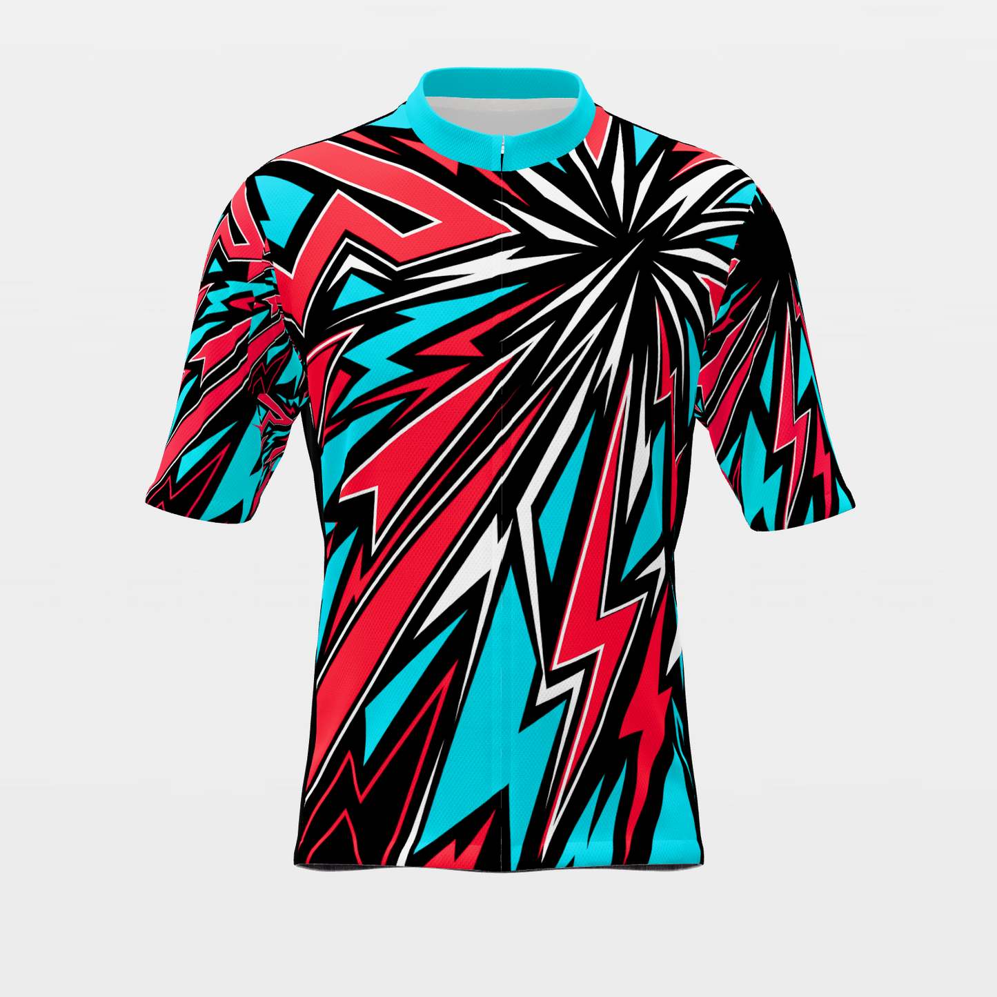 Texas 80s Fluoro Cycling Jersey – Front product view