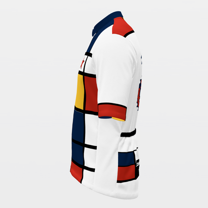 TEXAS · 80s Mondrian color-block — retro state jersey – Left view