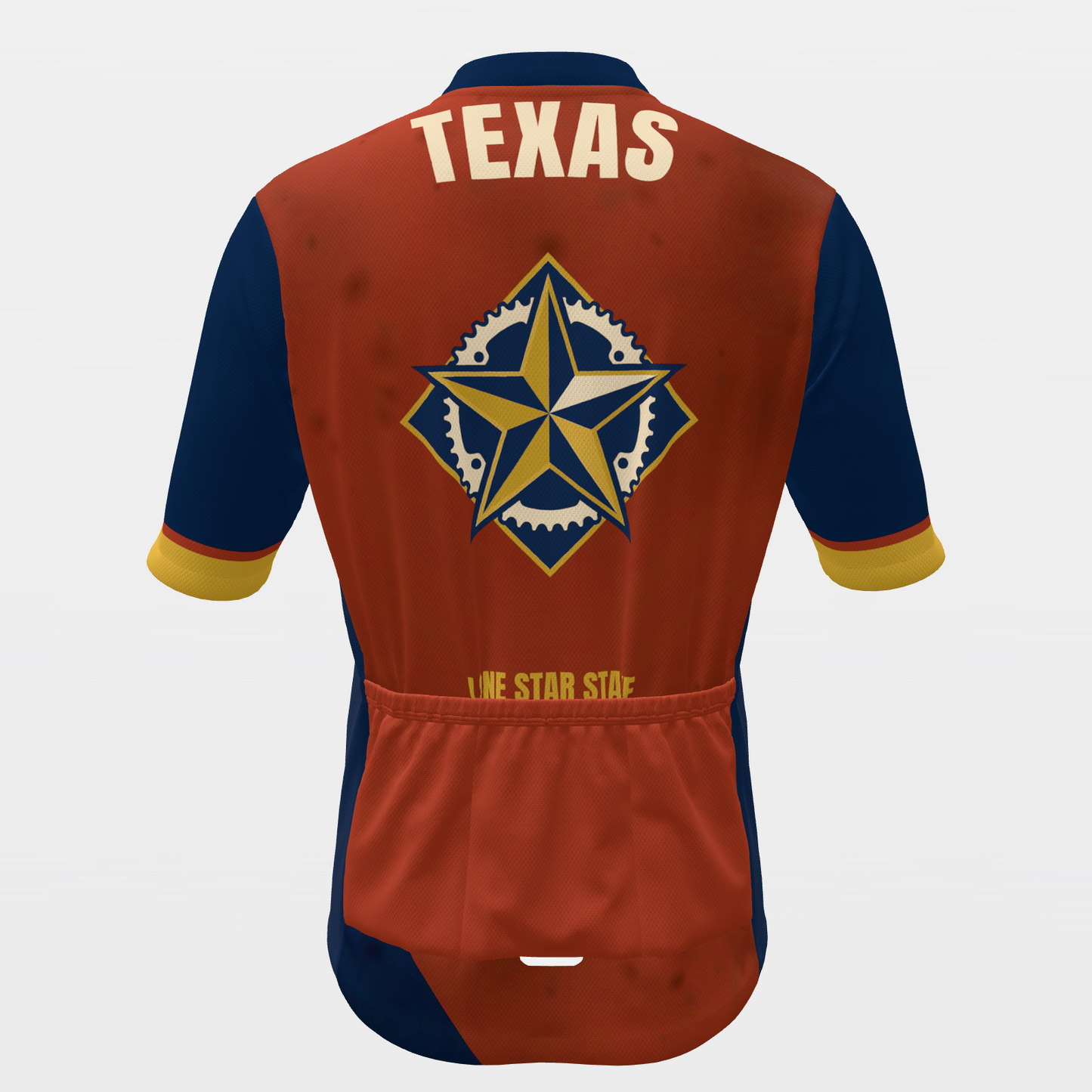 TEXAS · Belgian kermesse — retro state jersey – Back view