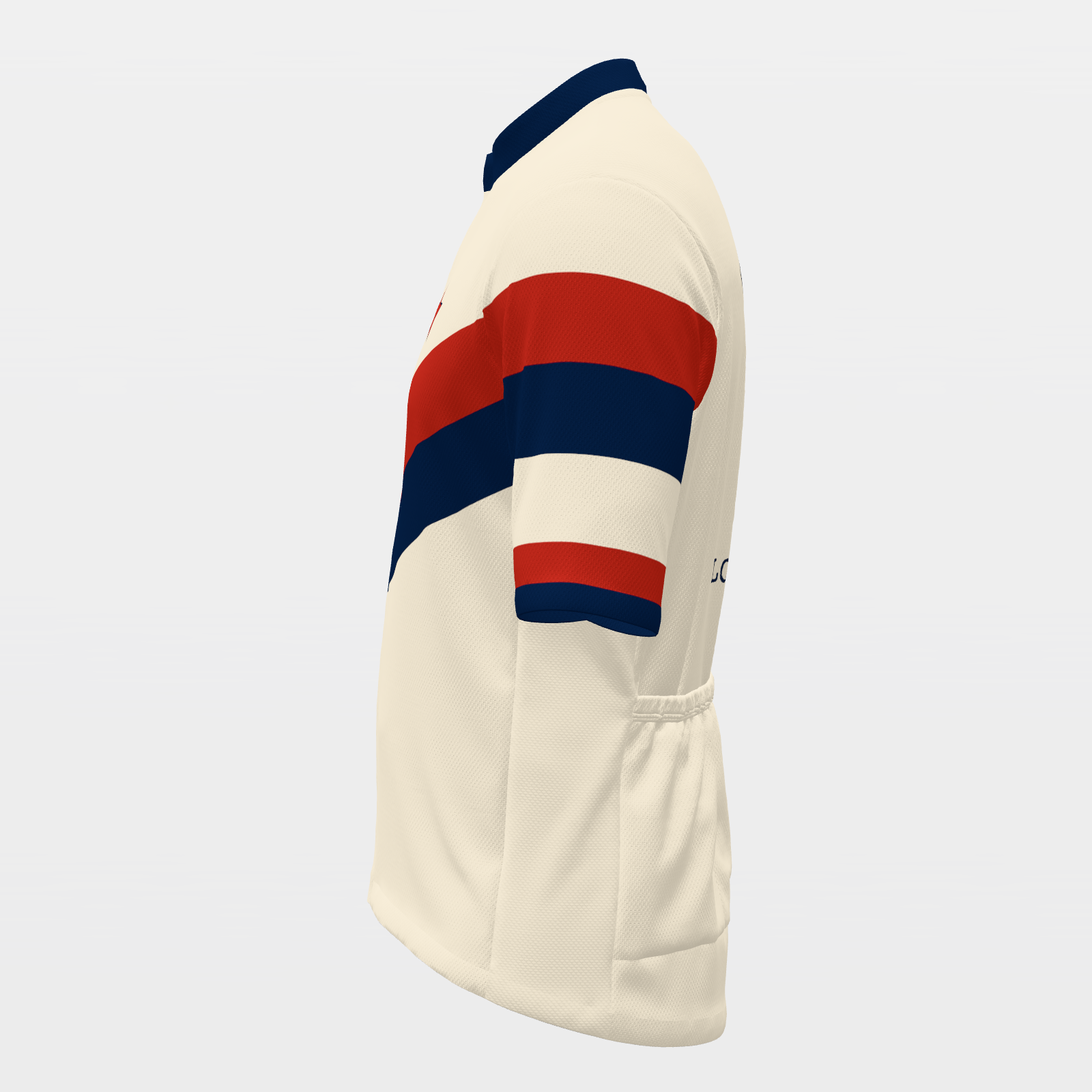Texas Lone Star — 70s Brooklyn-chevron retro jersey – Left view