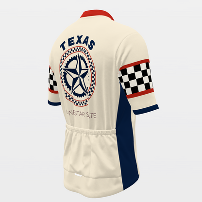 TEXAS · checkerboard classic — retro state jersey – Back Right view