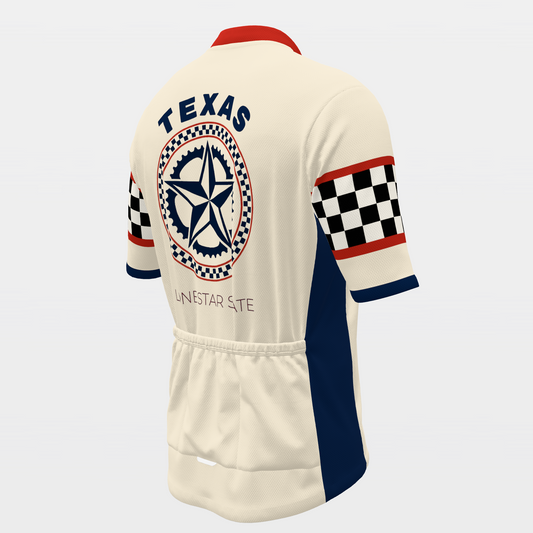 TEXAS · checkerboard classic — retro state jersey – Back Right view