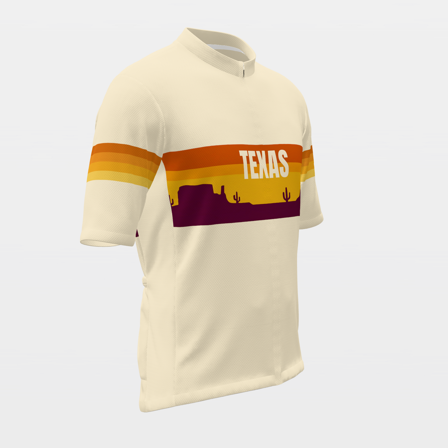 West-Texas Desert Sunset Cycling Jersey – Front Right view
