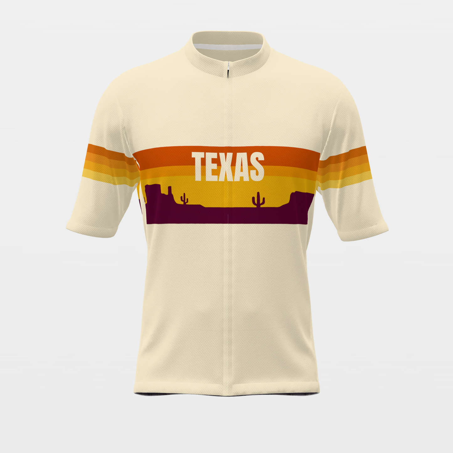 West-Texas Desert Sunset Cycling Jersey – Front view