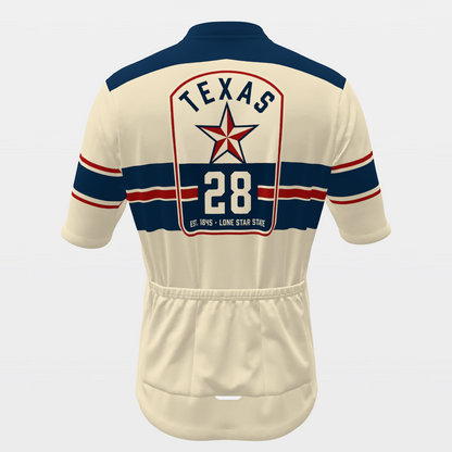 Texas Flag Heritage Cycling Jersey – Back view