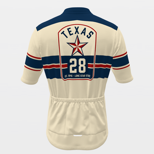 Texas Flag Heritage Cycling Jersey – Back view