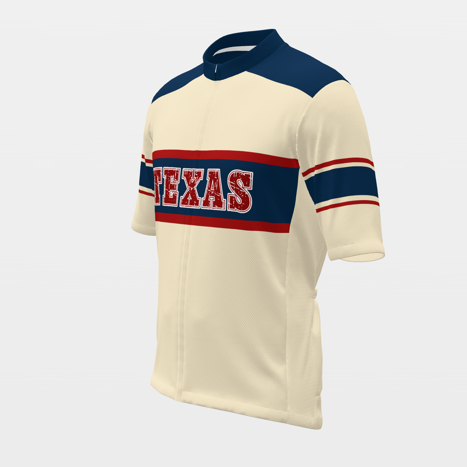 Texas Flag Heritage Cycling Jersey – Front Left view