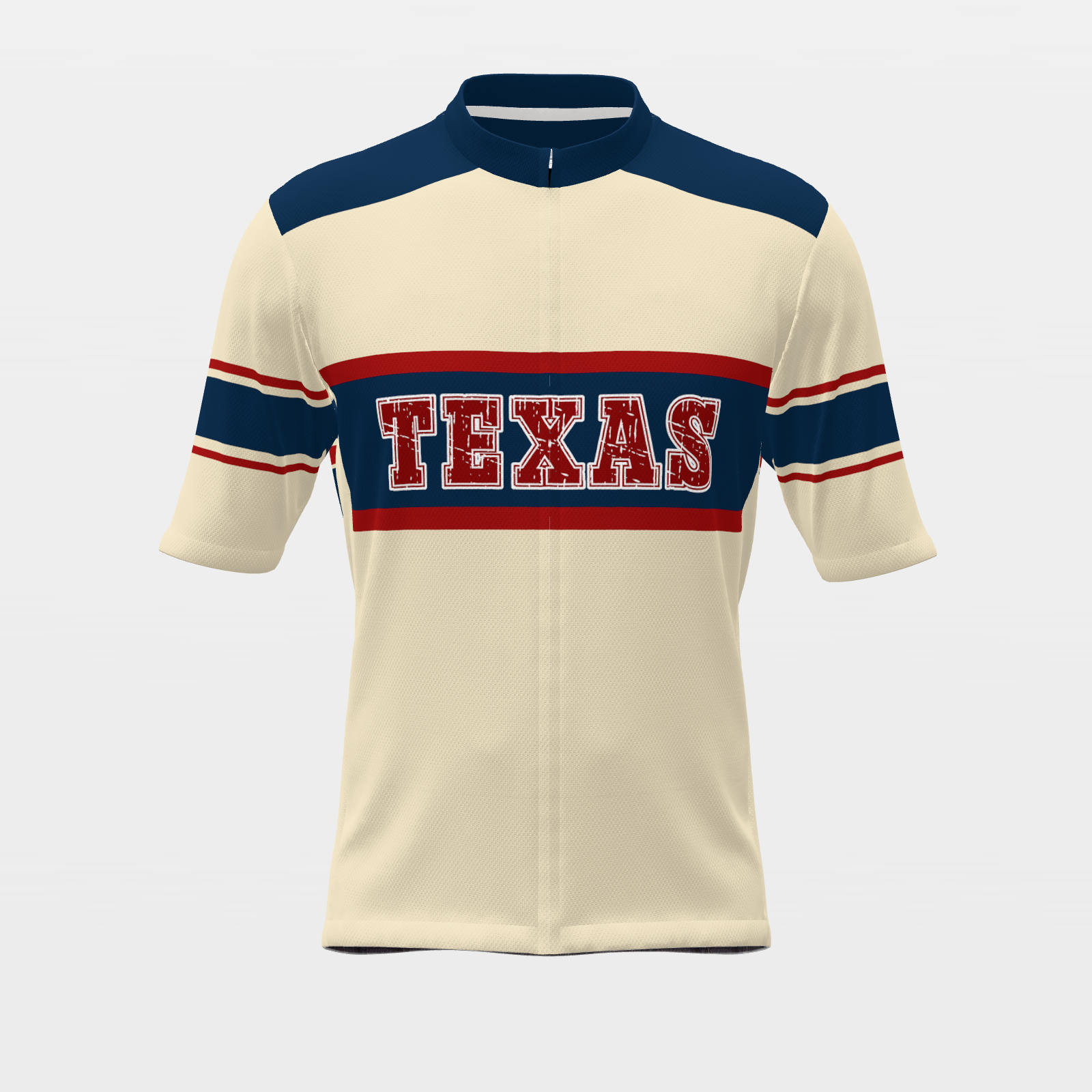 Texas Flag Heritage Cycling Jersey – Front view