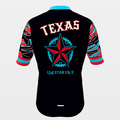 Texas Neon-80s — Memphis-shard state jersey – Back view