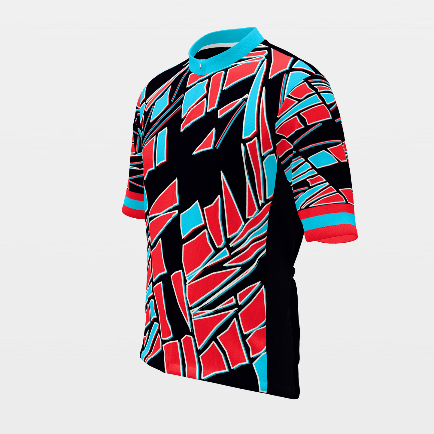 Texas Neon-80s — Memphis-shard state jersey – Front Left view