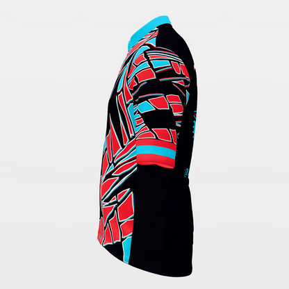 Texas Neon-80s — Memphis-shard state jersey – Left view