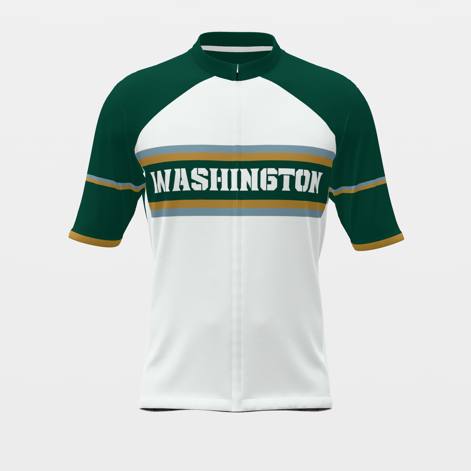Washington Evergreen Heritage Badge Cycling Jersey – Front view