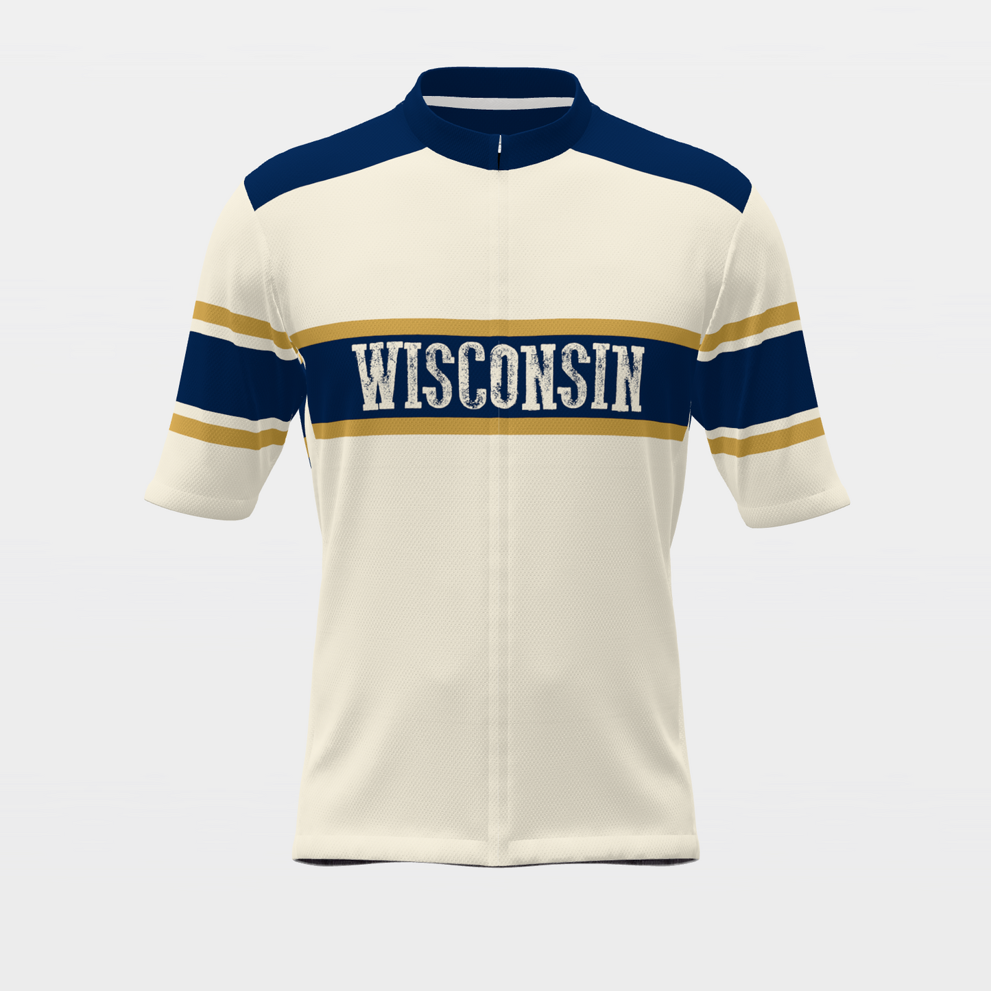 Wisconsin Badger Heritage Badge Cycling Jersey – Front view