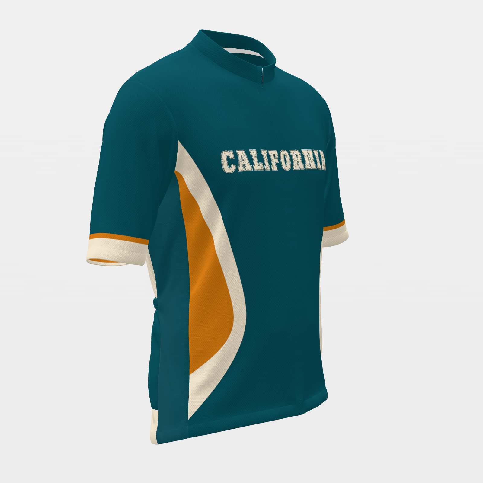 California State Race Kit — modern speed-fade Cycling Jersey – Front Right view