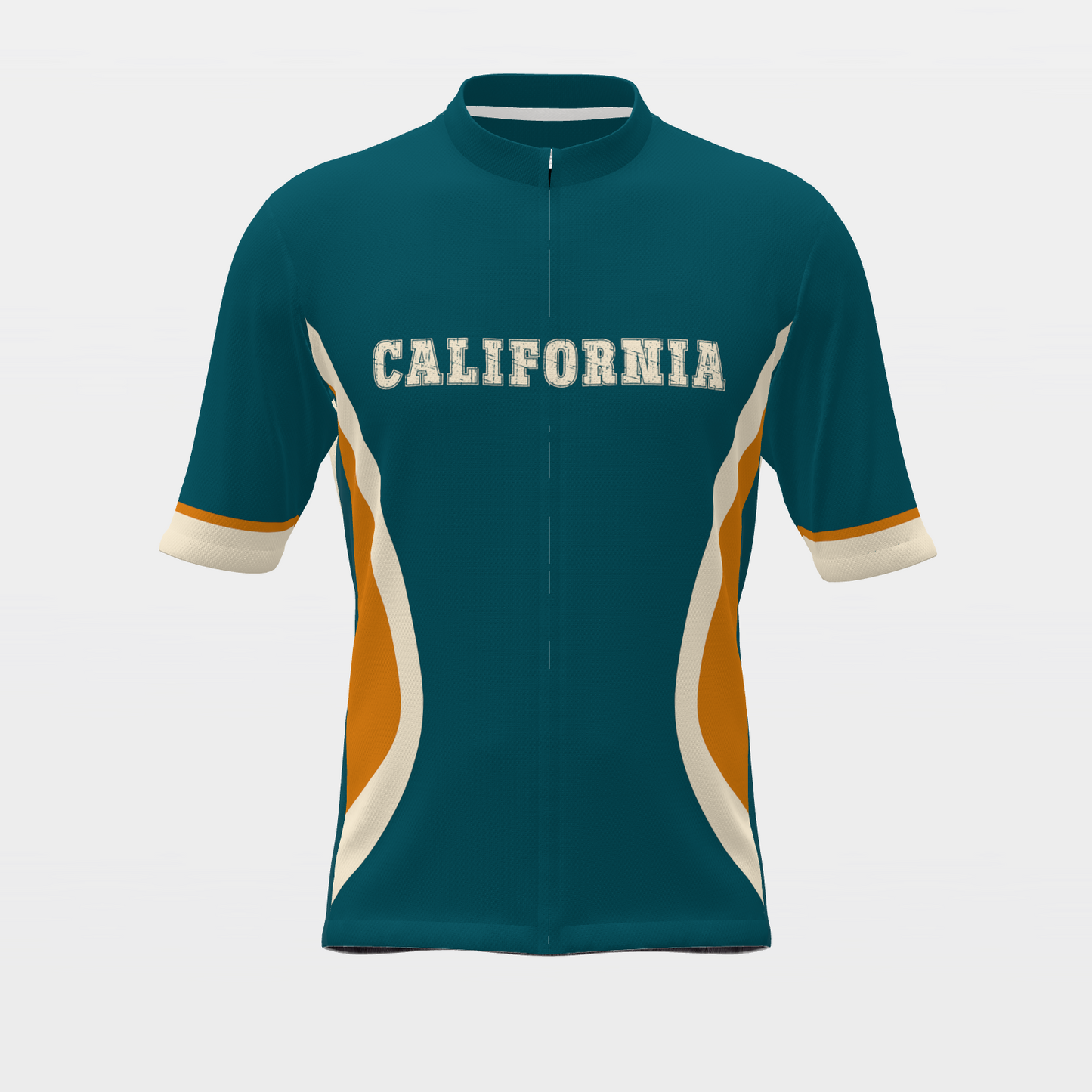 California State Race Kit — modern speed-fade Cycling Jersey – Front view