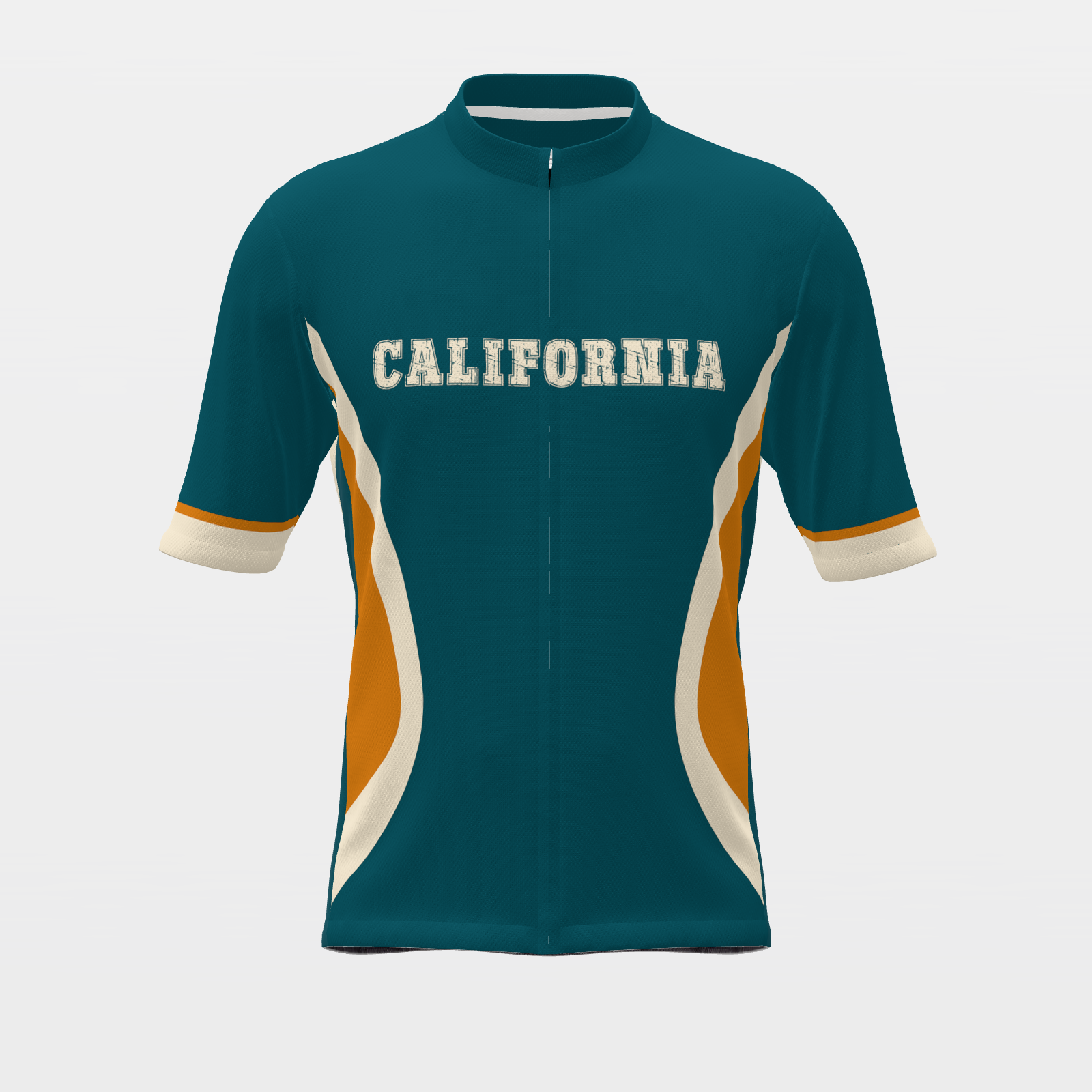 California State Race Kit — modern speed-fade Cycling Jersey – Front view
