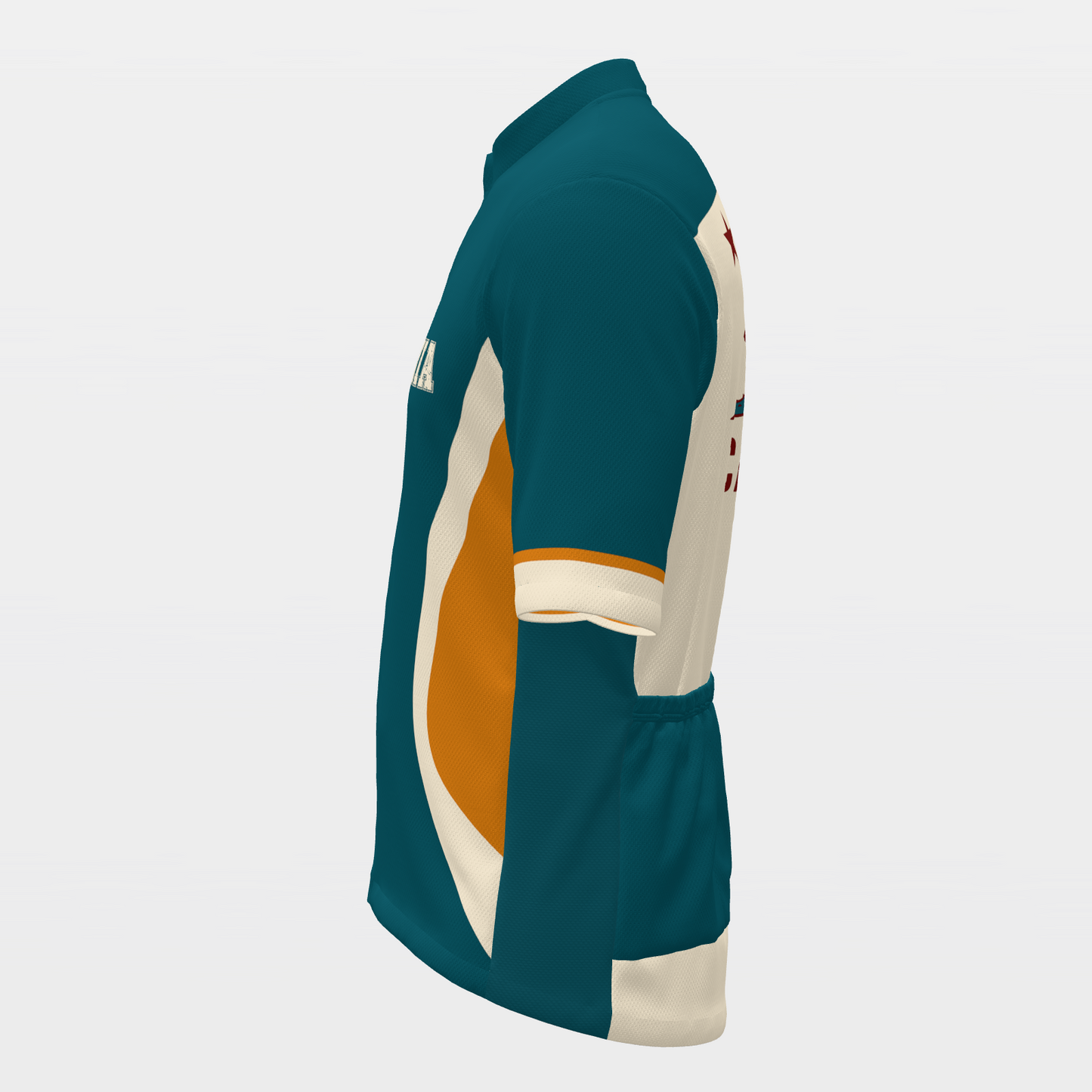 California State Race Kit — modern speed-fade Cycling Jersey – Left view