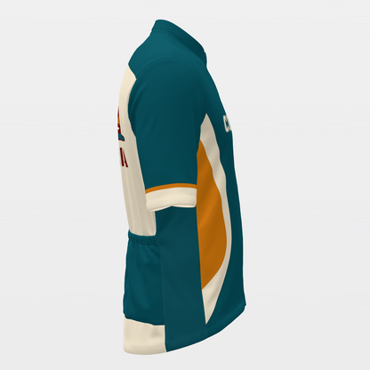 California State Race Kit — modern speed-fade Cycling Jersey – Right view