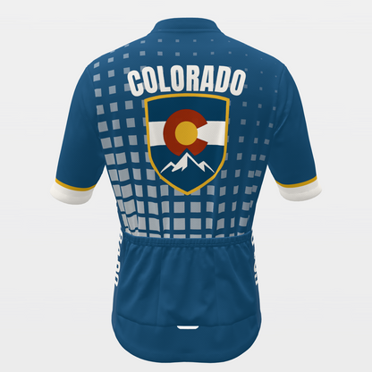 Colorado State Race Kit — modern speed-fade Cycling Jersey – Back view