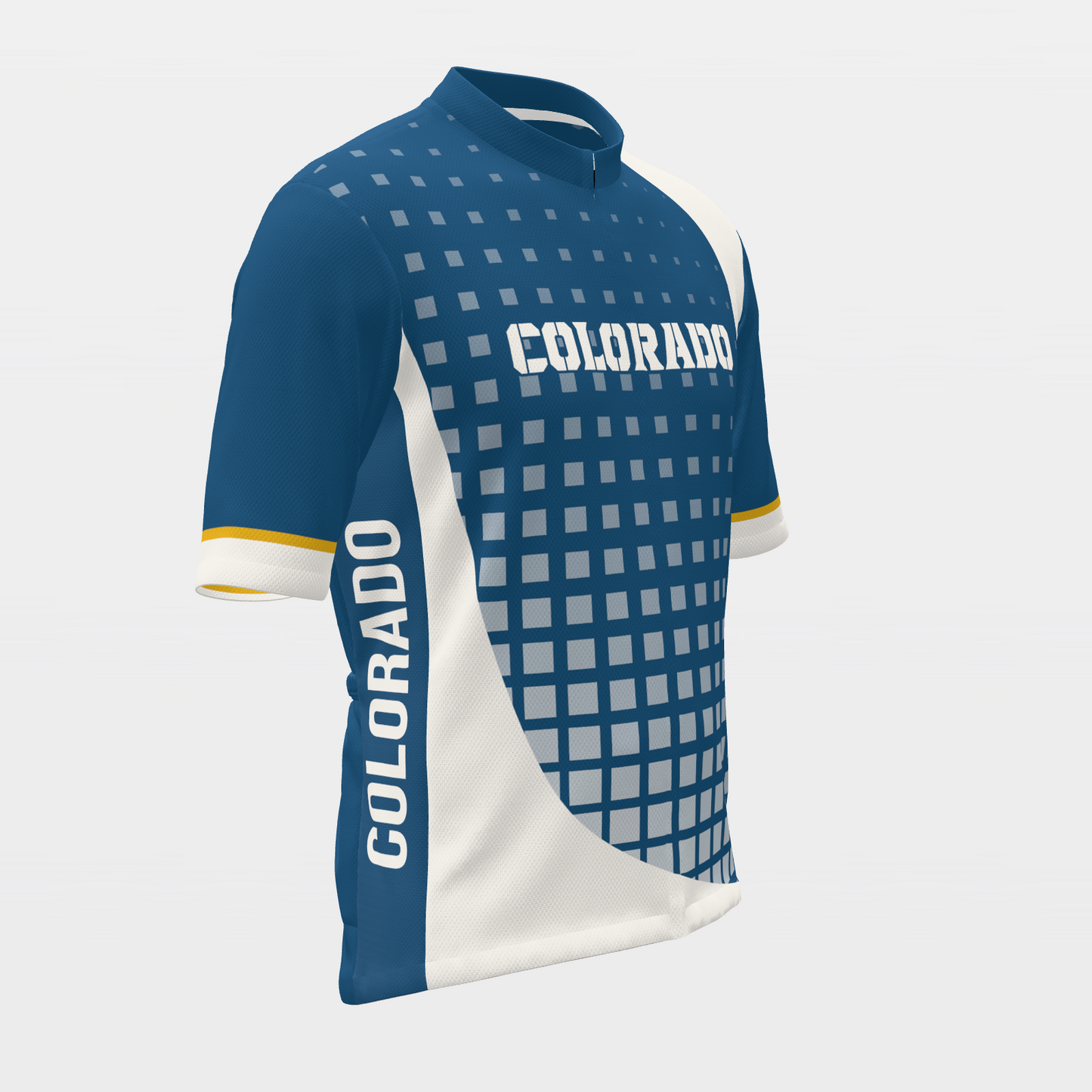 Colorado State Race Kit — modern speed-fade Cycling Jersey – Front Right view