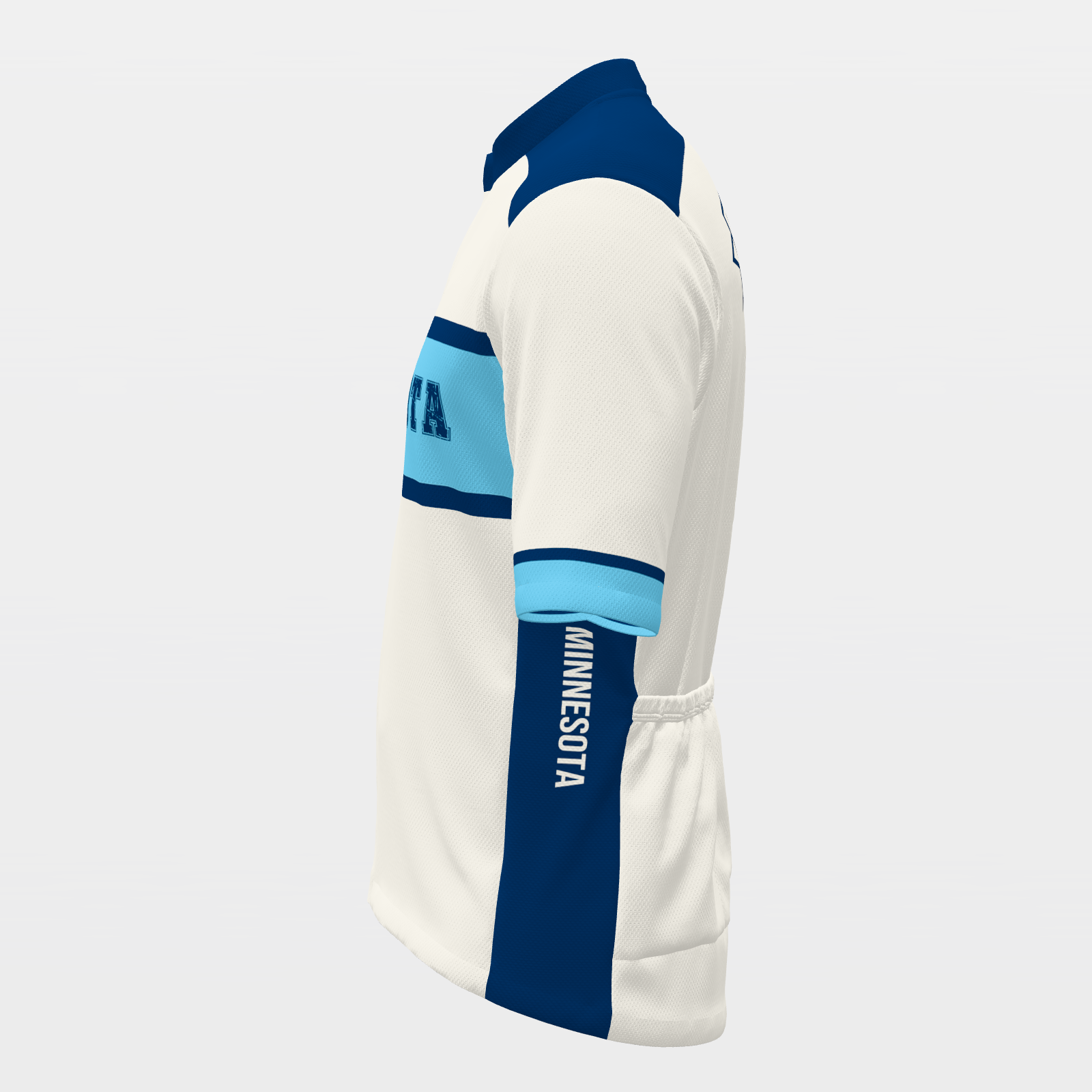 Minnesota State Race Kit — stacked-band Cycling Jersey – Left view