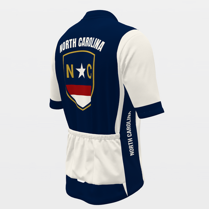 North Carolina State Race Kit — modern speed-fade Cycling Jersey – Back Right view