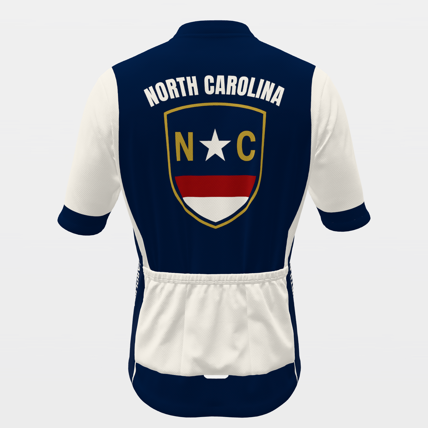 North Carolina State Race Kit — modern speed-fade Cycling Jersey – Back view