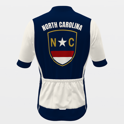 North Carolina State Race Kit — modern speed-fade Cycling Jersey – Back view