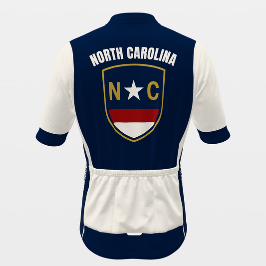 North Carolina State Race Kit — modern speed-fade Cycling Jersey – Back view