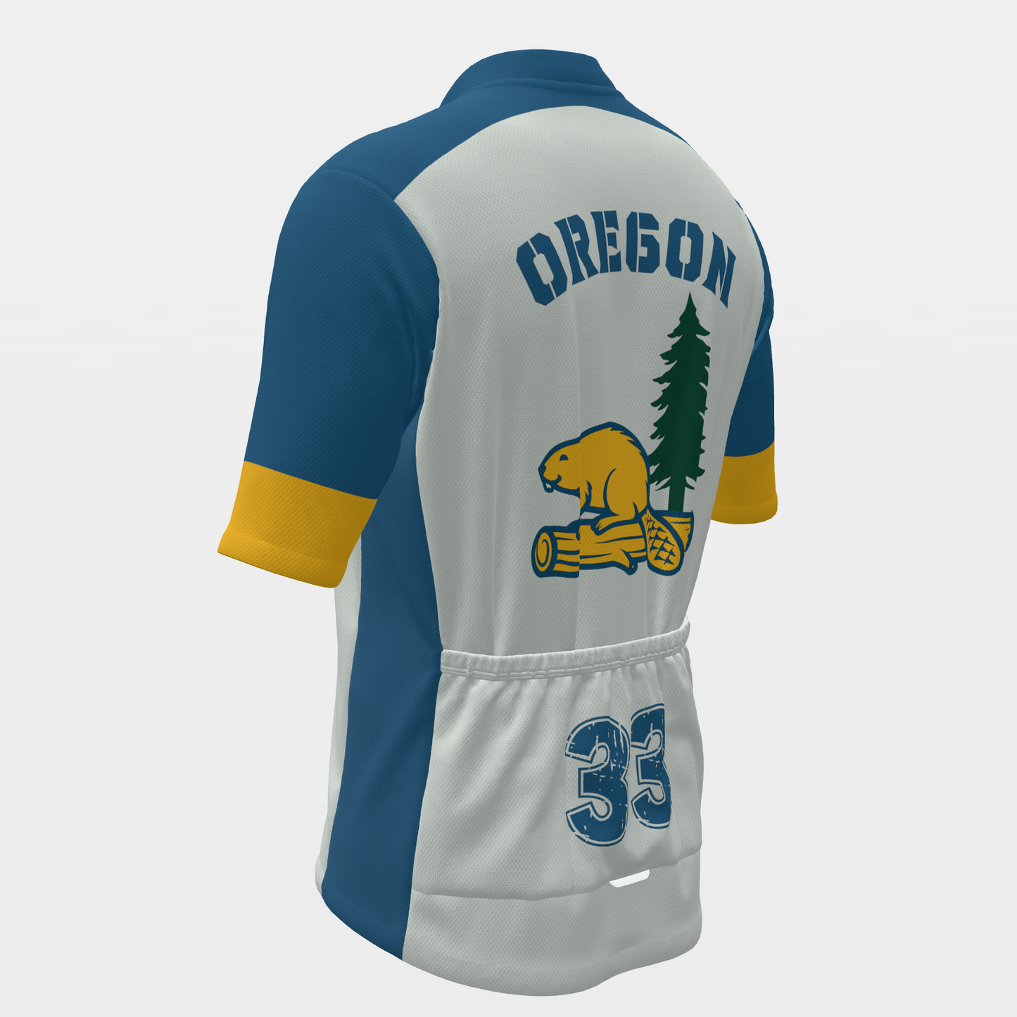 Oregon State Race Kit — sponsor-band Cycling Jersey – Back Left view