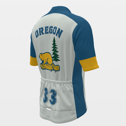 Oregon State Race Kit — sponsor-band Cycling Jersey – Back Right view