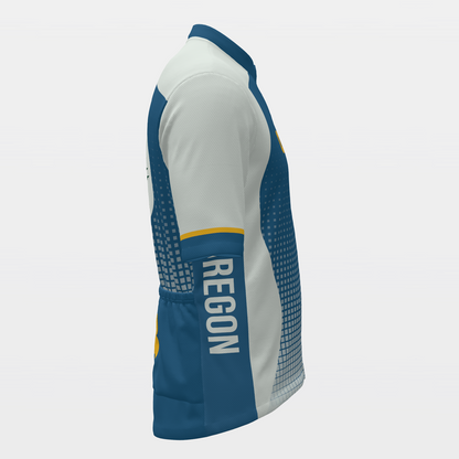 Oregon State Race Kit — modern speed-fade Cycling Jersey – Right view