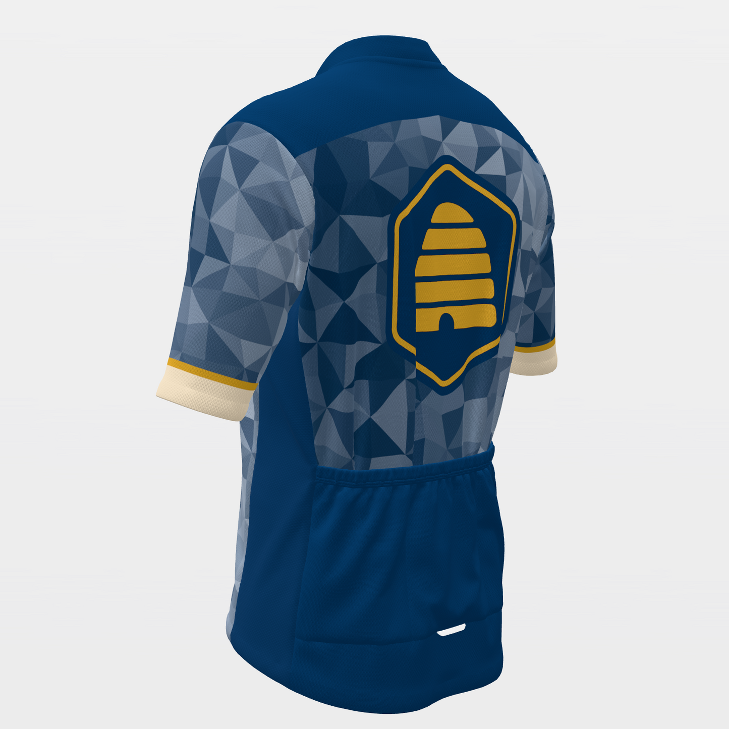 Utah State Race Kit — modern speed-fade Cycling Jersey – Back Left view