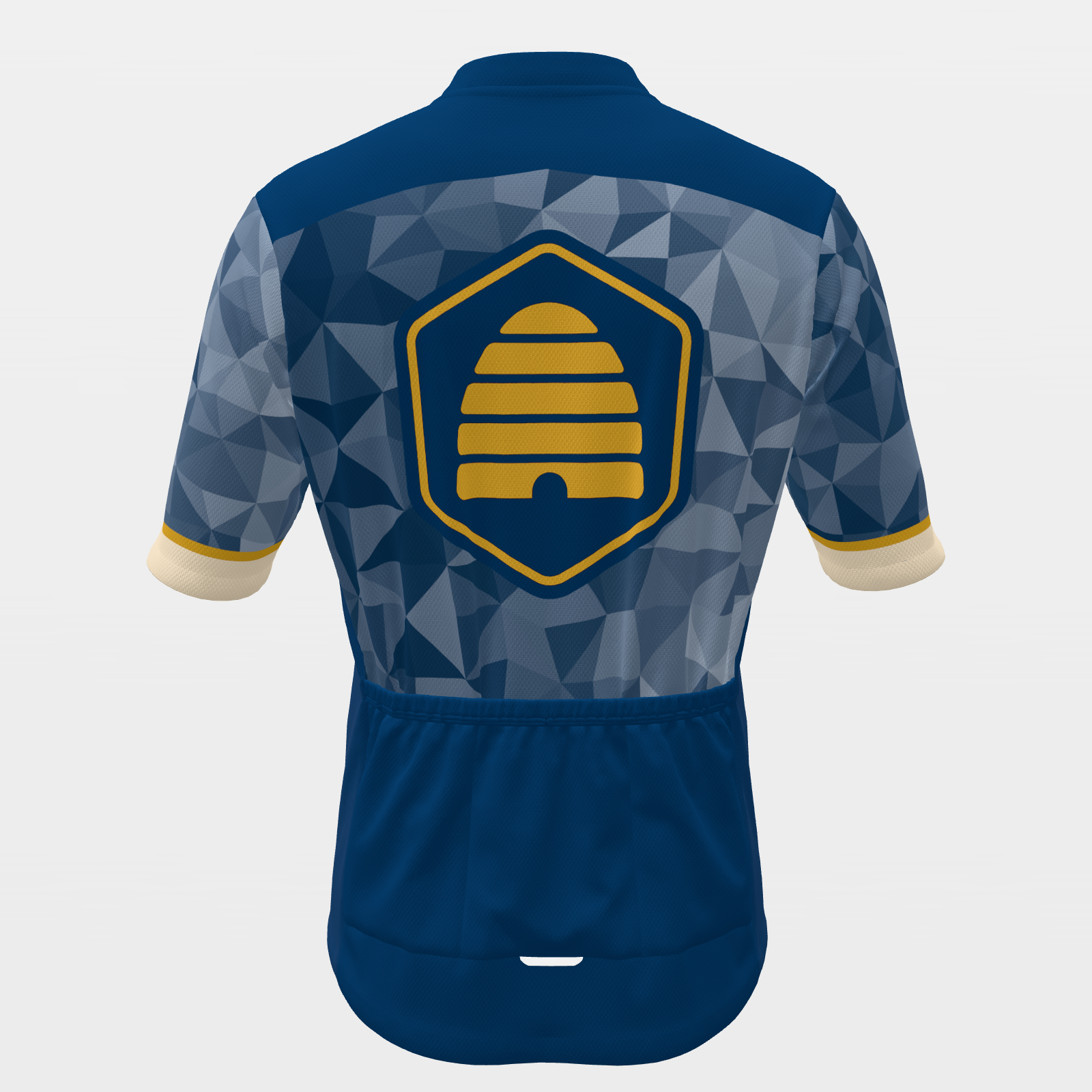 Utah State Race Kit — modern speed-fade Cycling Jersey – Back view